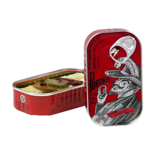 Porthos · Sardinas en Aceite de Oliva Picante