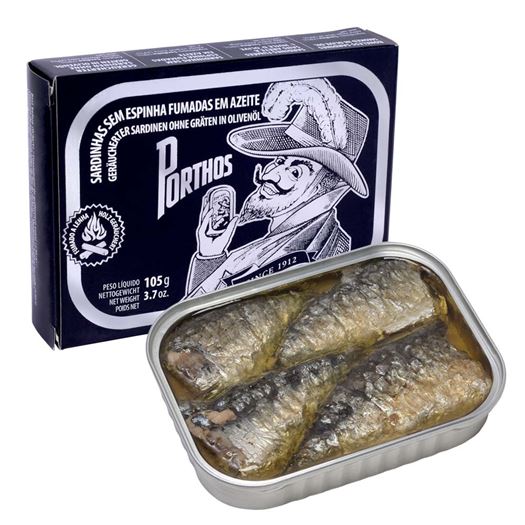 Porthos · Sardinas Ahumadas sin espinas en aceite